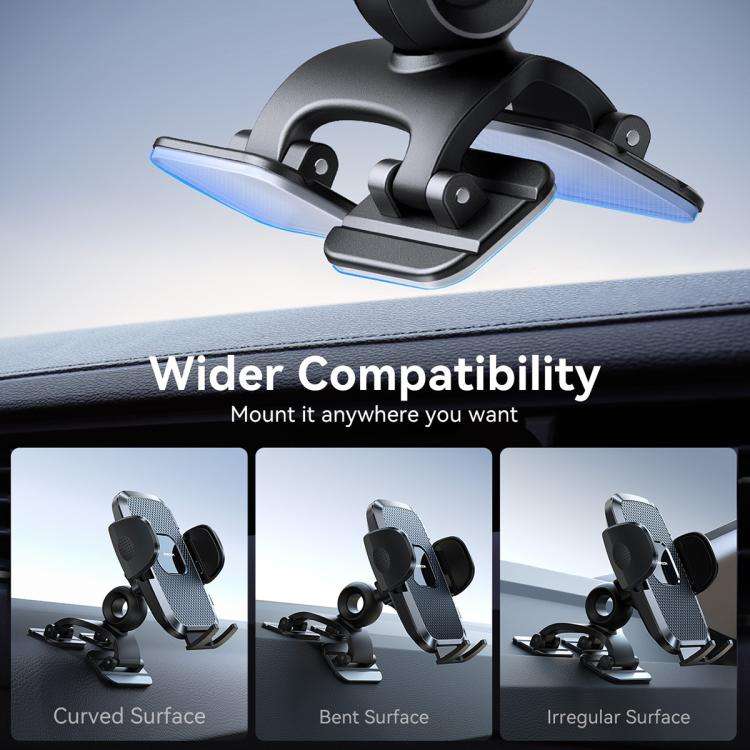 JOYROOM JR-ZS259 Mechanical Triple Adhesion Claw Car Phone Holder(Black)