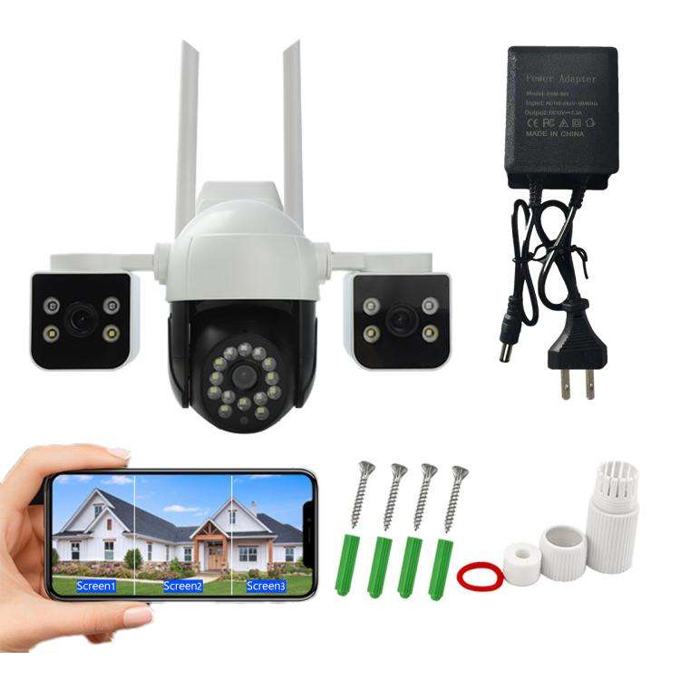 QX155 6MP Triple Camera WiFi Version Supports Humanoid Detection(US Plug)