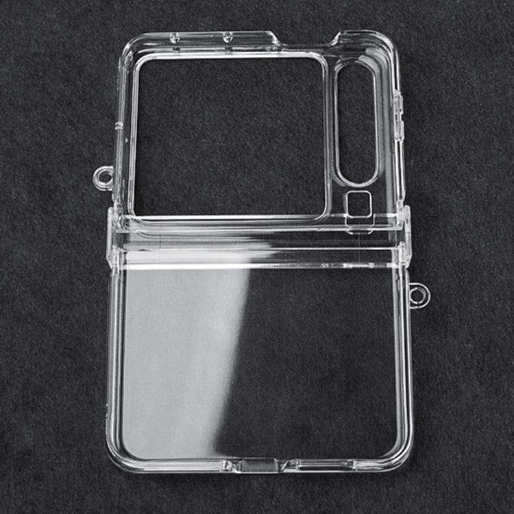 For Huawei Pura X Three Parts PC Transparent Side Buckle Shockproof Phone Case