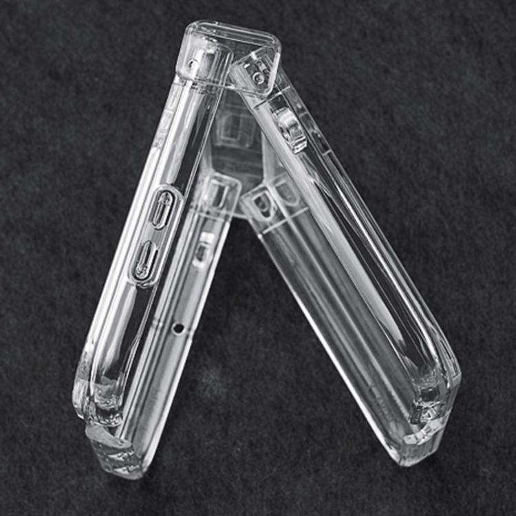For Huawei Pura X Three Parts PC Transparent Side Buckle Shockproof Phone Case