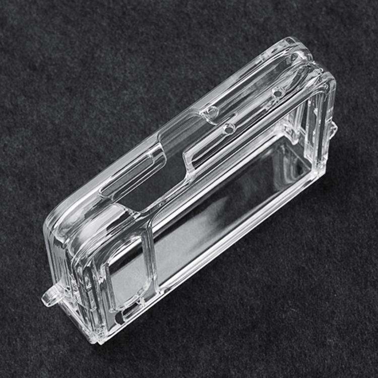 For Huawei Pura X Three Parts PC Transparent Side Buckle Shockproof Phone Case