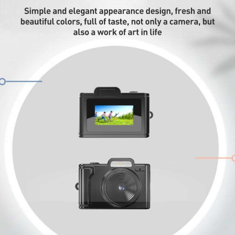 E9 1080P HD Portable Campus Mini Camera Supports 128GB TF Card(Black)