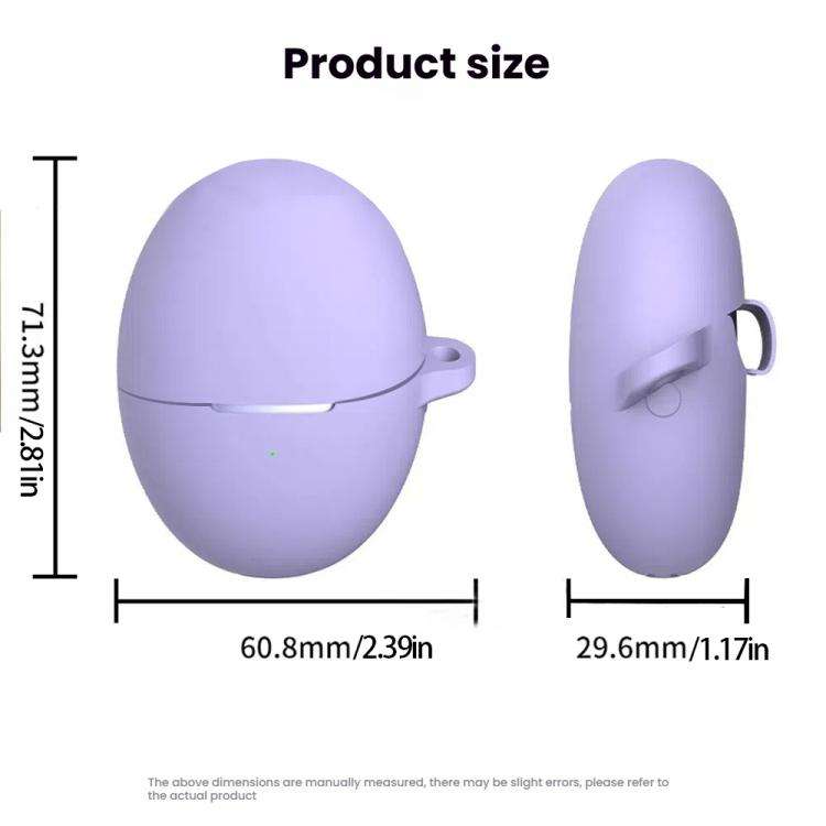 For Huawei FreeBuds 6 One-piece Wireless Earphone Silicone Protective Case(Sky Blue)