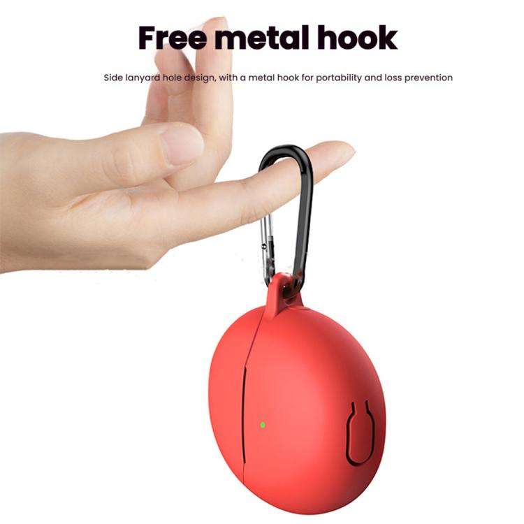For Huawei FreeBuds 6 One-piece Wireless Earphone Silicone Protective Case(Black)