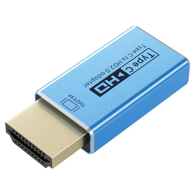 YCE-V292A Type-C to HDMI 4K Adapter(Blue)
