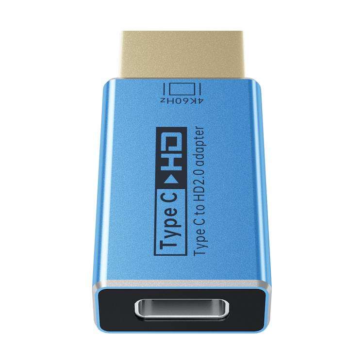 YCE-V292A Type-C to HDMI 4K Adapter(Blue)