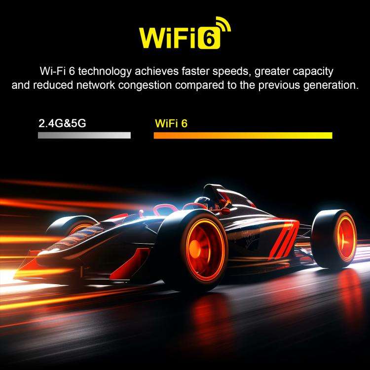H96Max 4K UHD Android 14 Smart TV Box with Remote Control, RK3518 Quad-Core 2GB+16GB(UK Plug)
