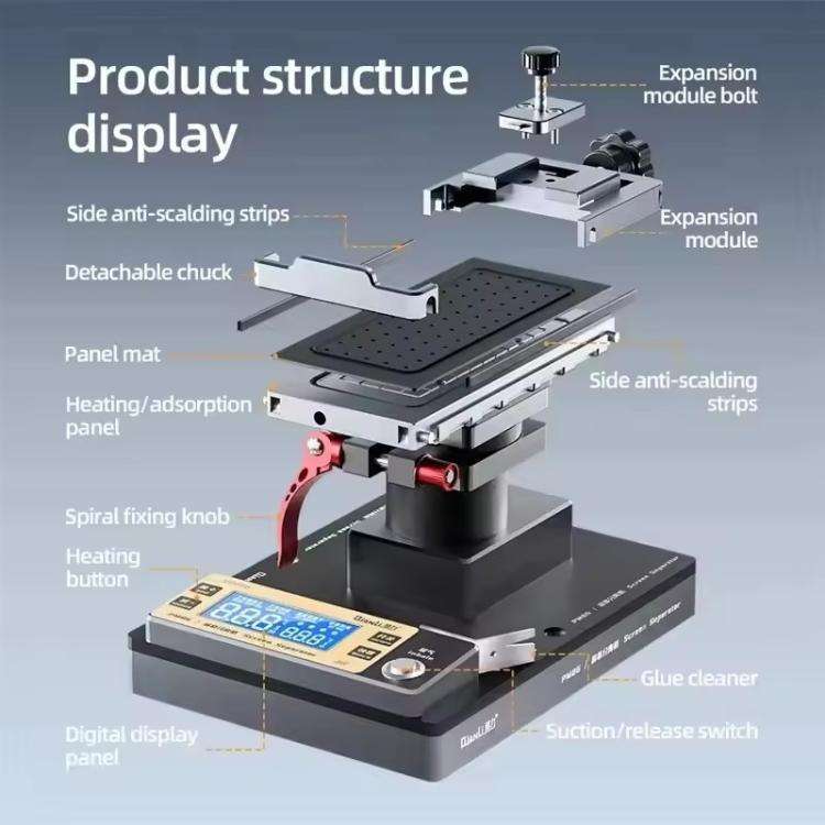 Qianli PM86 Universal Screen Disassembling Heating Separator, Plug:UK Plug
