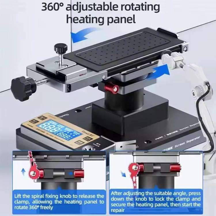 Qianli PM86 Universal Screen Disassembling Heating Separator, Plug:UK Plug