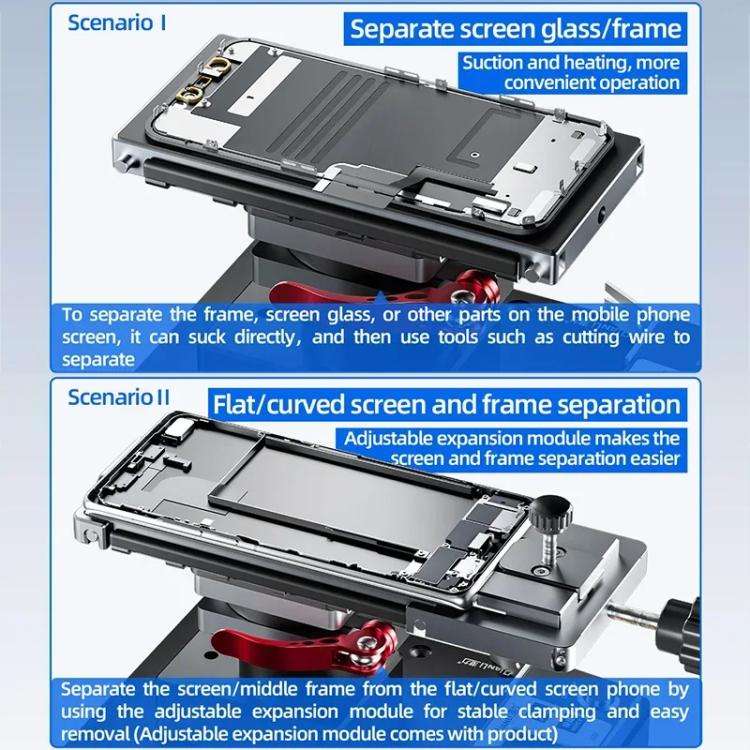 Qianli PM86 Universal Screen Disassembling Heating Separator, Plug:UK Plug