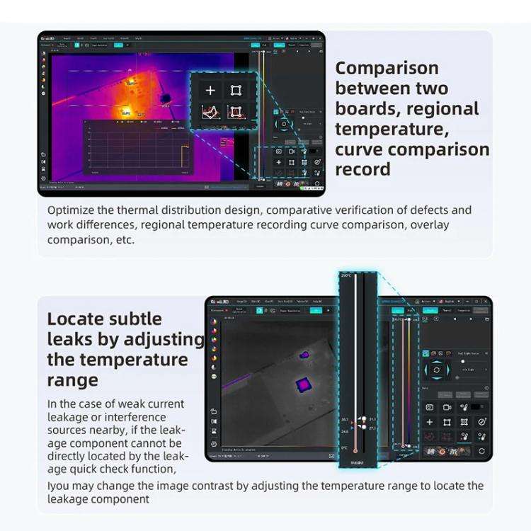 QianLi L256 iStele Dual-spectral Thermal Camera Short Circuit Thermometer