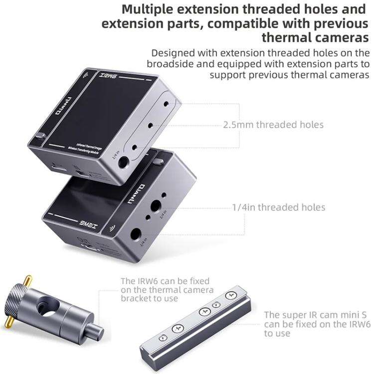 QianLi IRW6 Infrared Thermal Image Wireless Transferring Module Support Super Cam Series