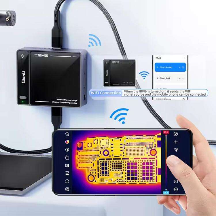 QianLi IRW6 Infrared Thermal Image Wireless Transferring Module Support Super Cam Series