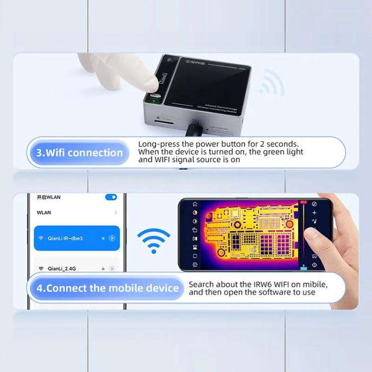 QianLi IRW6 Infrared Thermal Image Wireless Transferring Module Support Super Cam Series