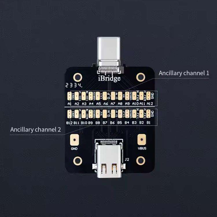 QianLi iBridge Tail Plug Charging DNDP Detection Epitaxial Board, Model:8 Pin