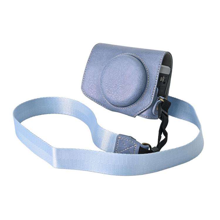 For Canon G7 X Mark III / G7X3 Retro Litchi Texture Leather Full Body Camera Case Bag with Strap(...