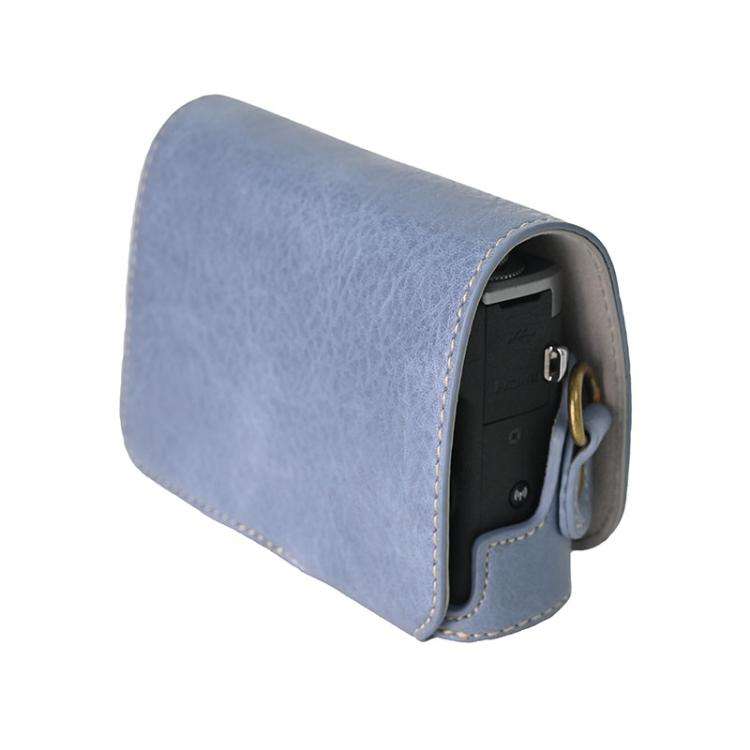For Canon G7 X Mark III / G7X3 Retro Litchi Texture Leather Full Body Camera Case Bag with Strap(...