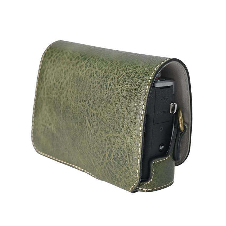 For Canon G7 X Mark III / G7X3 Retro Litchi Texture Leather Full Body Camera Case Bag with Strap(...
