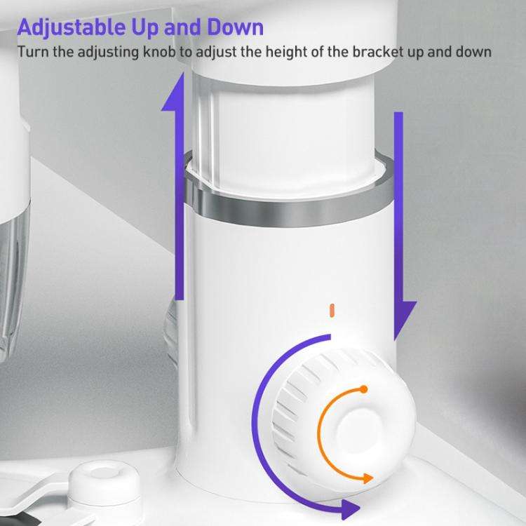 CM3 2.0 inch IPS Screen 1000X Desktop HD Digital Electron Microscope(White)