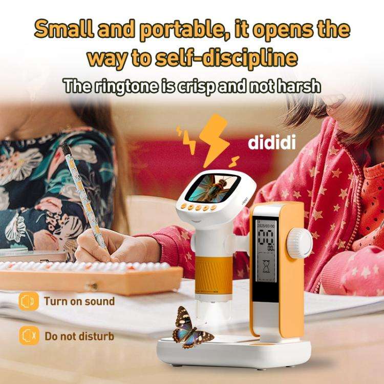 CM5 2.0 inch Screen HD Digital Electron Microscope(Orange)