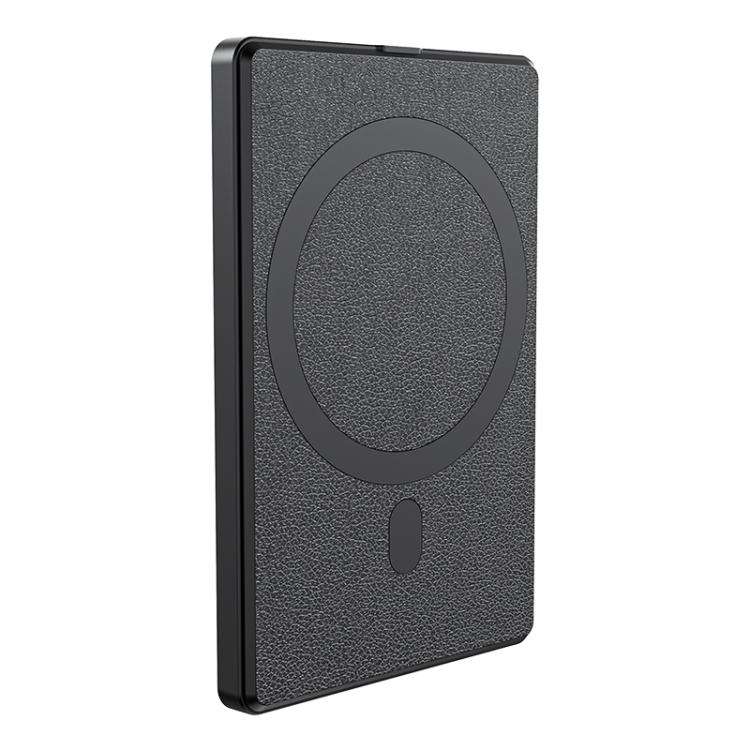 JNN A5 OLED Display Smart AI Magnetic Recorder Support APP Control, Memory:128GB(Black)