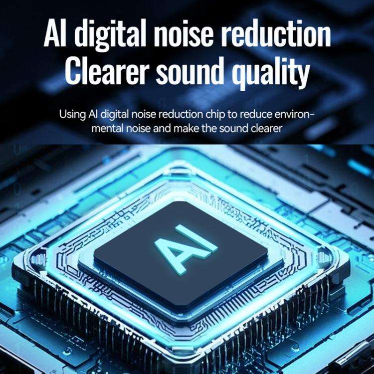 JNN A5 OLED Display Smart AI Magnetic Recorder Support APP Control, Memory:128GB(Black)