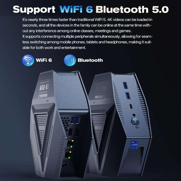 GXMO GH9 Windows 11 Mini PC, Intel Core i9 12900HK Processor, Specification:32GB+1TB(AU Plug)