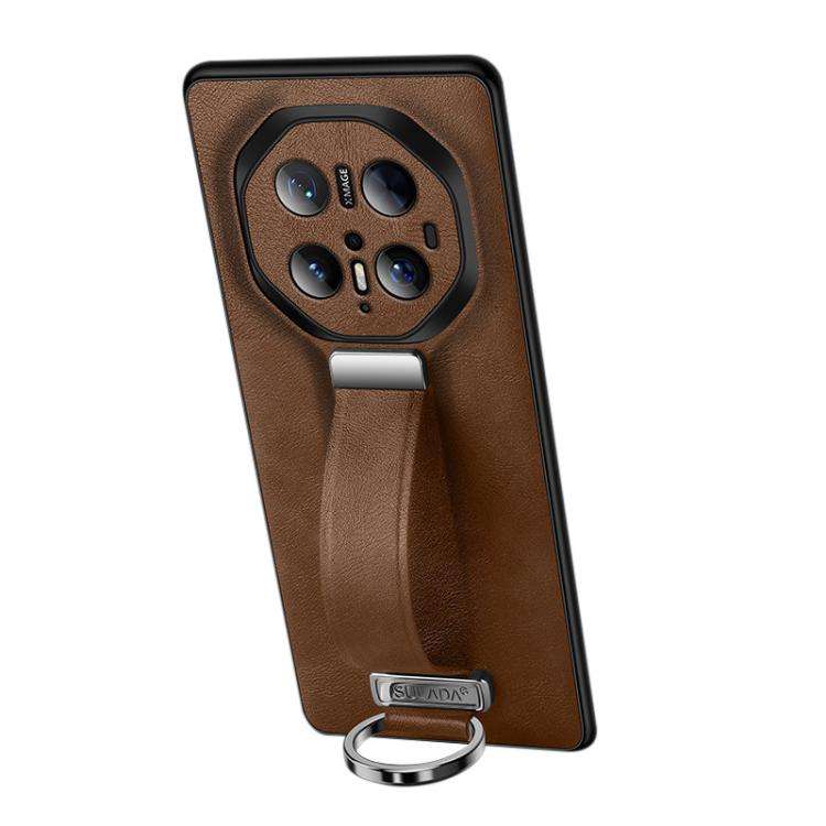 For Huawei Mate 70 RS Ultimate SULADA PC Hybrid Leather Texture Skin Feel Precise Hole Phone Case...