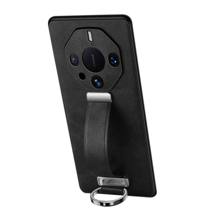 For Huawei Mate 60 RS Ultimate SULADA PC Hybrid Leather Texture Skin Feel Precise Hole Phone Case...