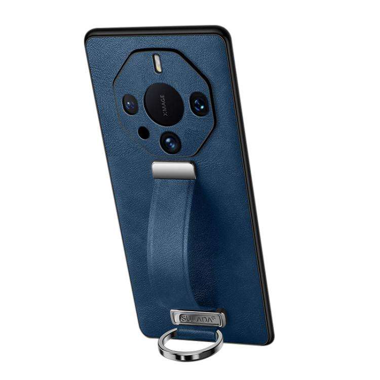 For Huawei Mate 60 RS Ultimate SULADA PC Hybrid Leather Texture Skin Feel Precise Hole Phone Case...