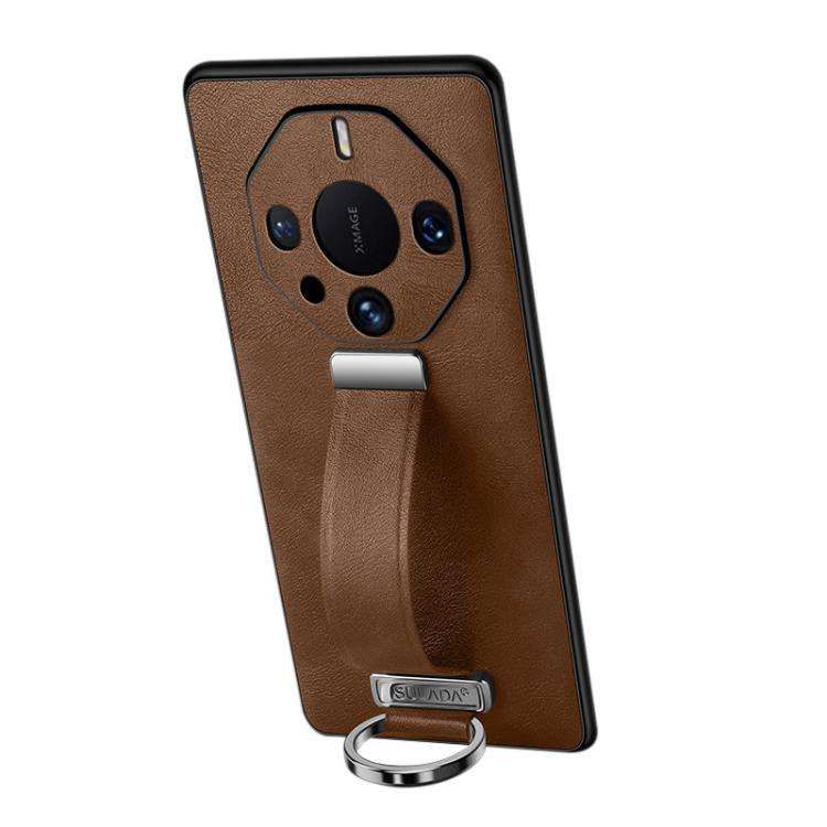 For Huawei Mate 60 RS Ultimate SULADA PC Hybrid Leather Texture Skin Feel Precise Hole Phone Case...