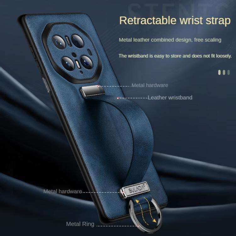 For Huawei Mate 70 RS Ultimate SULADA PC Hybrid Leather Texture Skin Feel Precise Hole Phone Case...