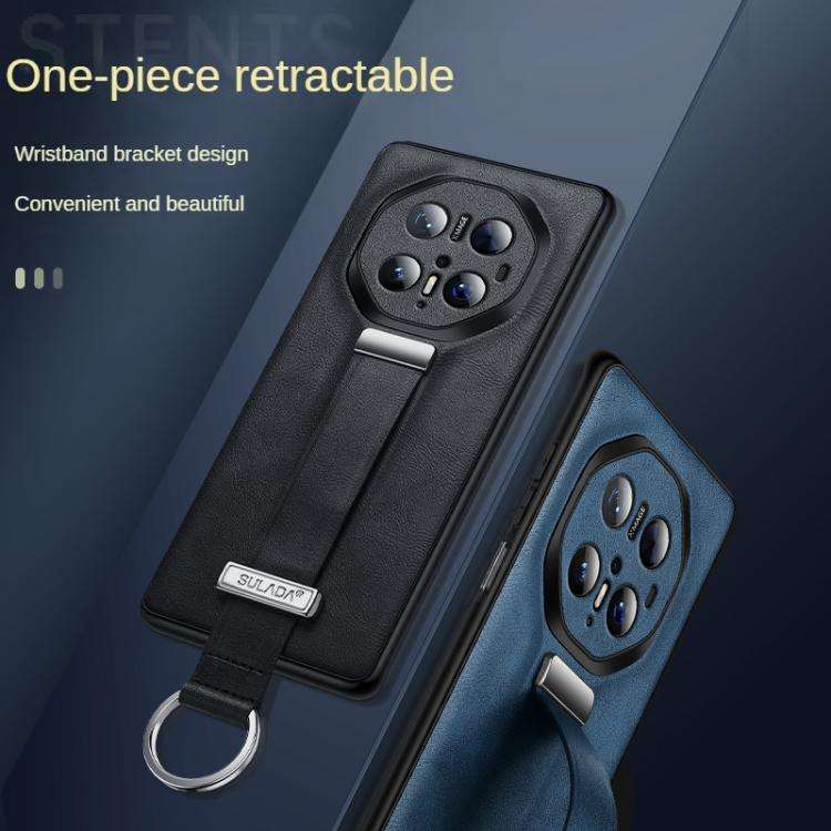 For Huawei Mate 70 RS Ultimate SULADA PC Hybrid Leather Texture Skin Feel Precise Hole Phone Case...
