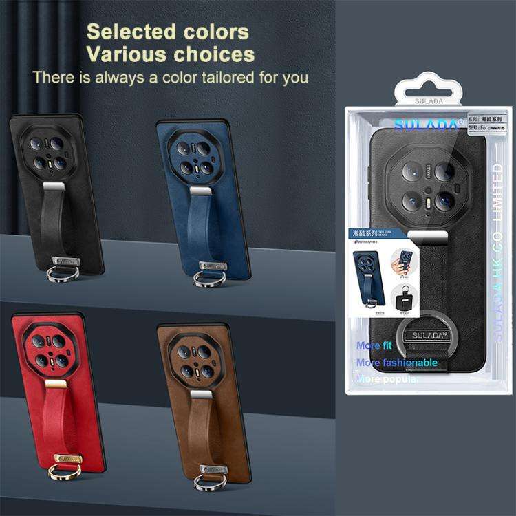 For Huawei Mate 70 RS Ultimate SULADA PC Hybrid Leather Texture Skin Feel Precise Hole Phone Case...