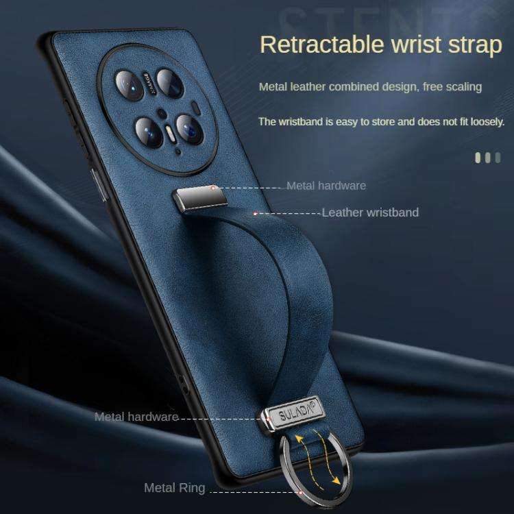 For Huawei Mate 70 SULADA PC Hybrid Leather Texture Skin Feel Precise Hole Phone Case(Green)