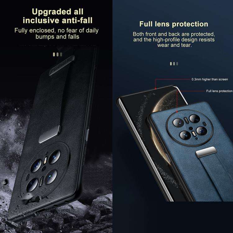 For Huawei Mate 70 Pro / Mate 70 Pro+ SULADA PC Hybrid Leather Texture Skin Feel Precise Hole Pho...