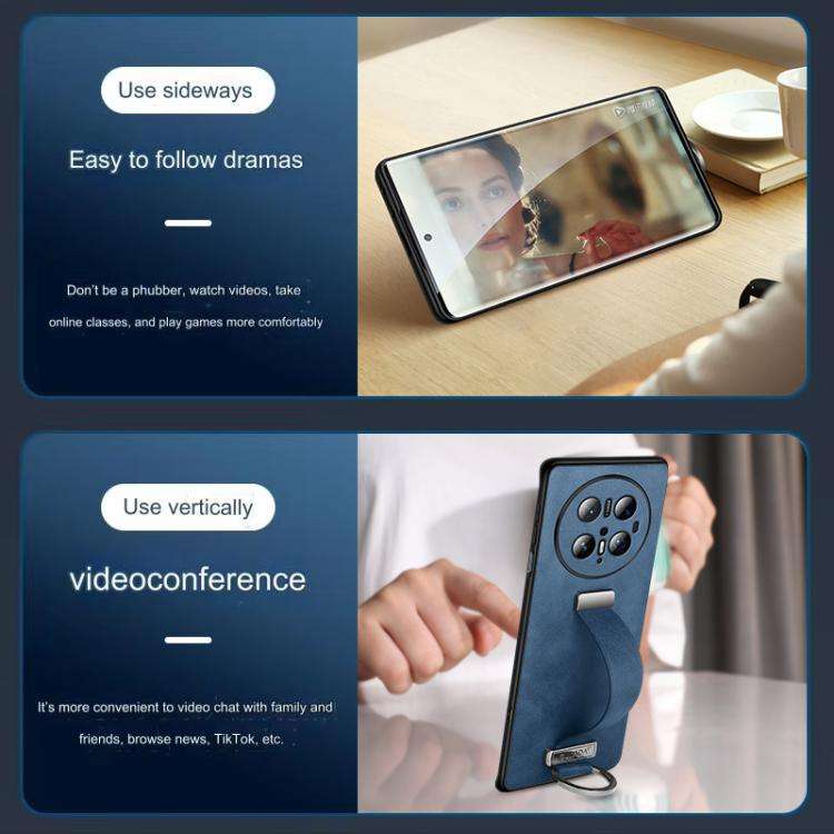 For Huawei Mate 70 Pro / Mate 70 Pro+ SULADA PC Hybrid Leather Texture Skin Feel Precise Hole Pho...