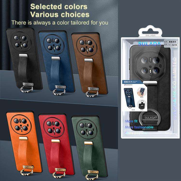 For Huawei Mate 70 Pro / Mate 70 Pro+ SULADA PC Hybrid Leather Texture Skin Feel Precise Hole Pho...