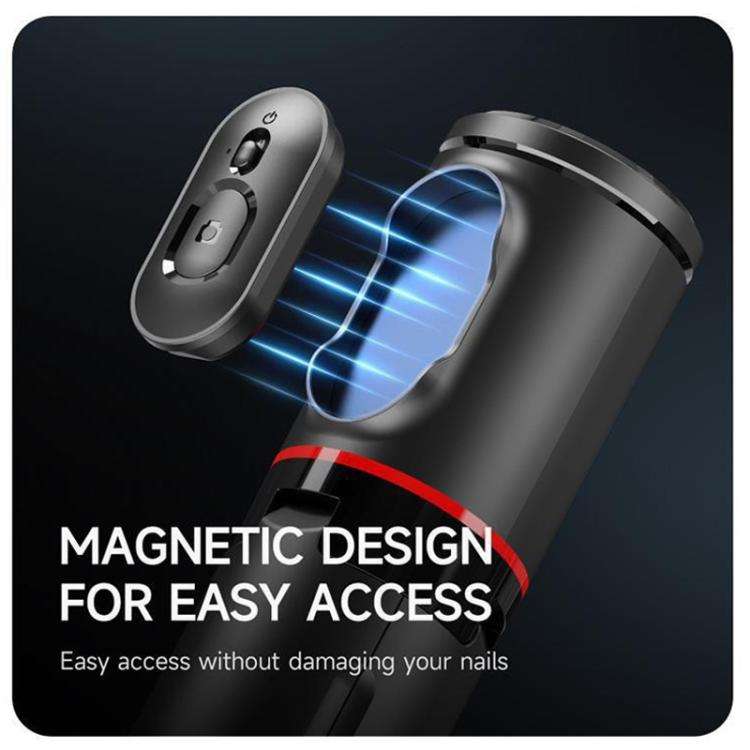 TT01 1.77m All-in-one Auto Pop Open Tripod Magnetic Remote Selfie Stick(Black)