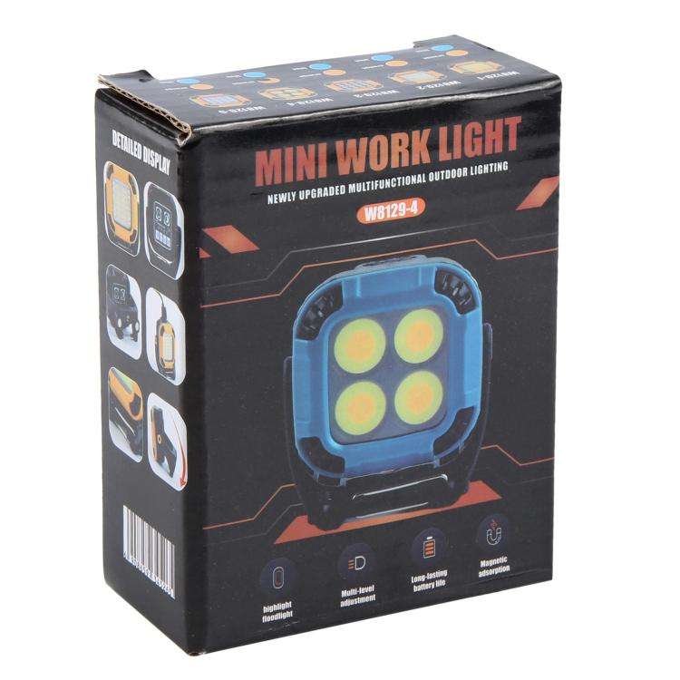 W8129-4 Mini Multi-function Work Light Outdoor Tent Camping Light(Blue)