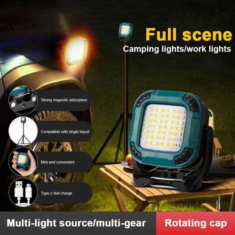 W8129-2 Mini Multi-function Work Light Outdoor Tent Camping Light(Blue)