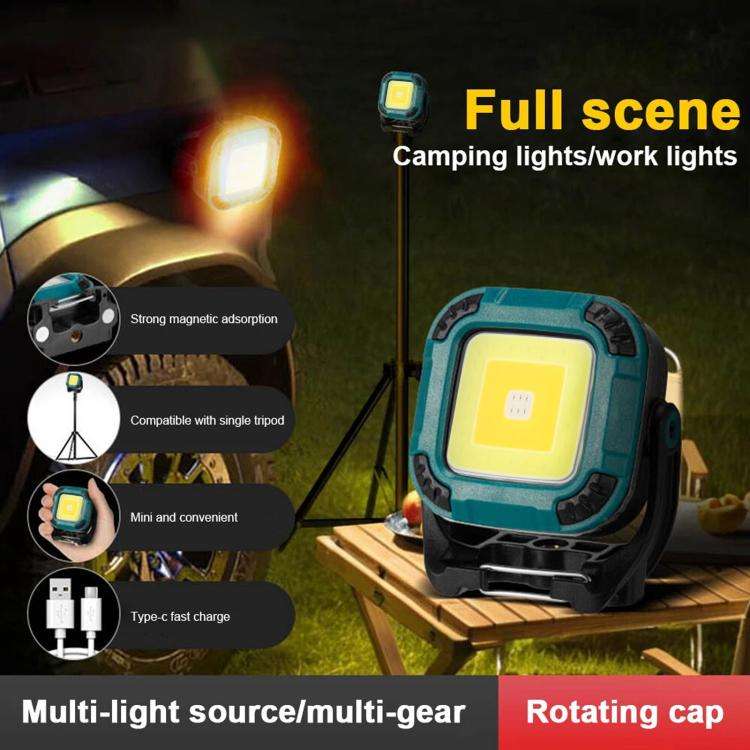 W8129-1 Mini Multi-function Work Light Outdoor Tent Camping Light(Blue)
