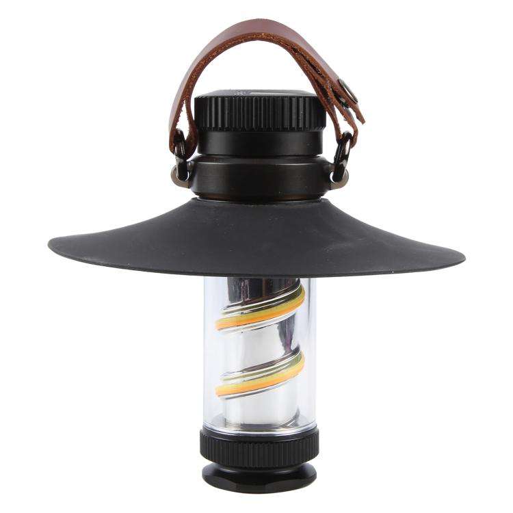 KXK-818 Outdoor Emergency Lamp Camping Light Portable Tent Lantern(Black)