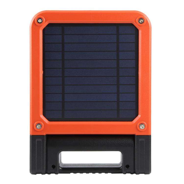 F3 Solar Powered USB Charging Portable Fan Camping Light(Orange)
