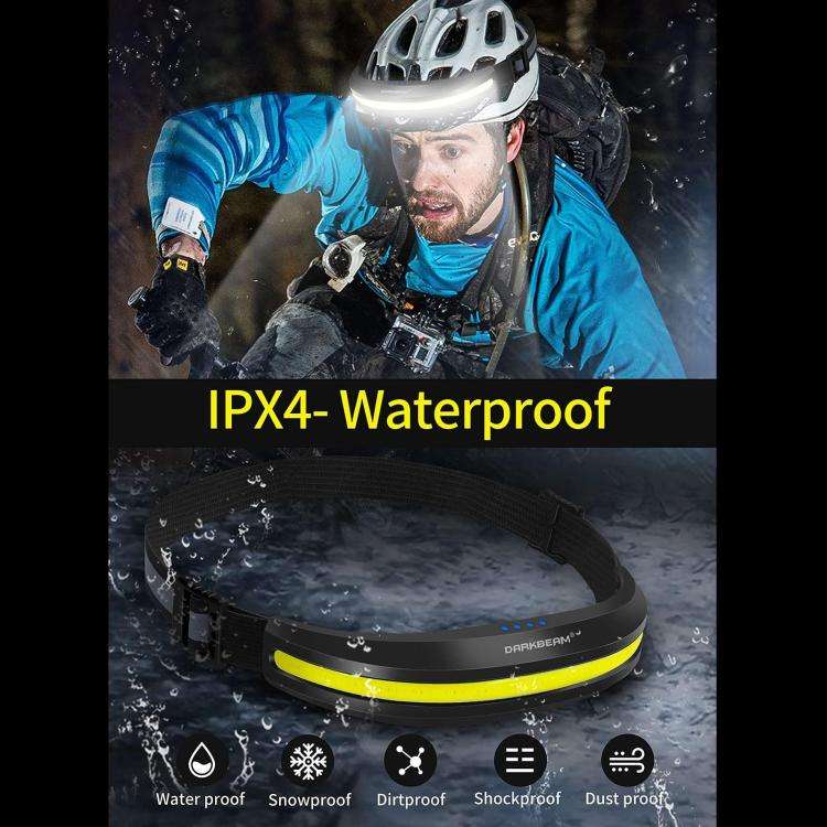 LX300 COB Headlamp Outdoor Working Floodlight(Black)