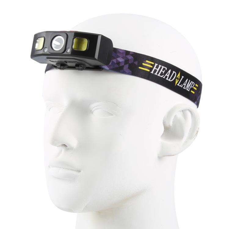 YY12 Outdoor Super Bright Infrared Sensor Headlight(Black)