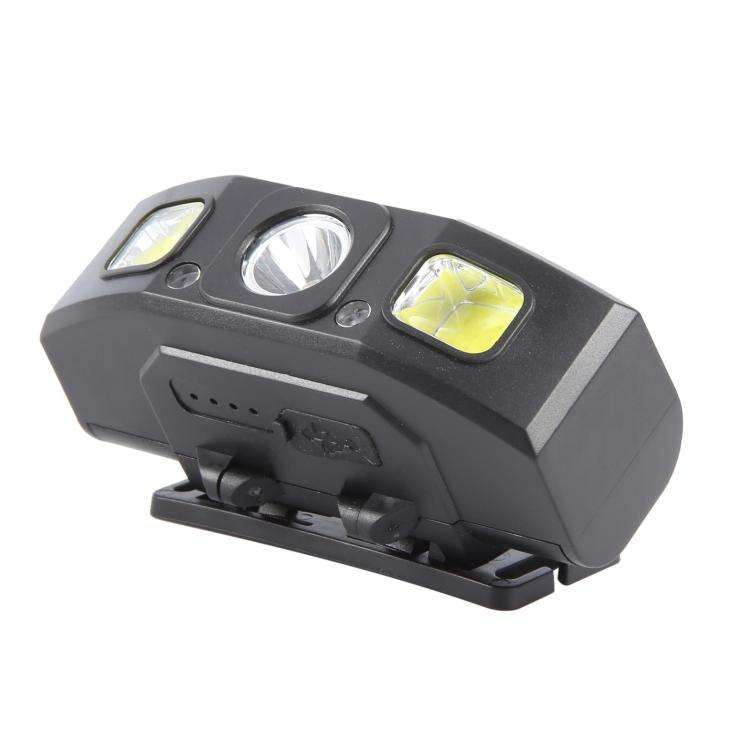 YY12 Outdoor Super Bright Infrared Sensor Headlight(Black)