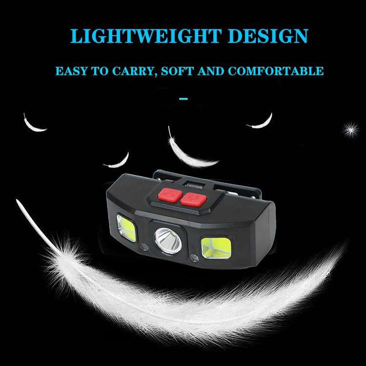 YY12 Outdoor Super Bright Infrared Sensor Headlight(Black)