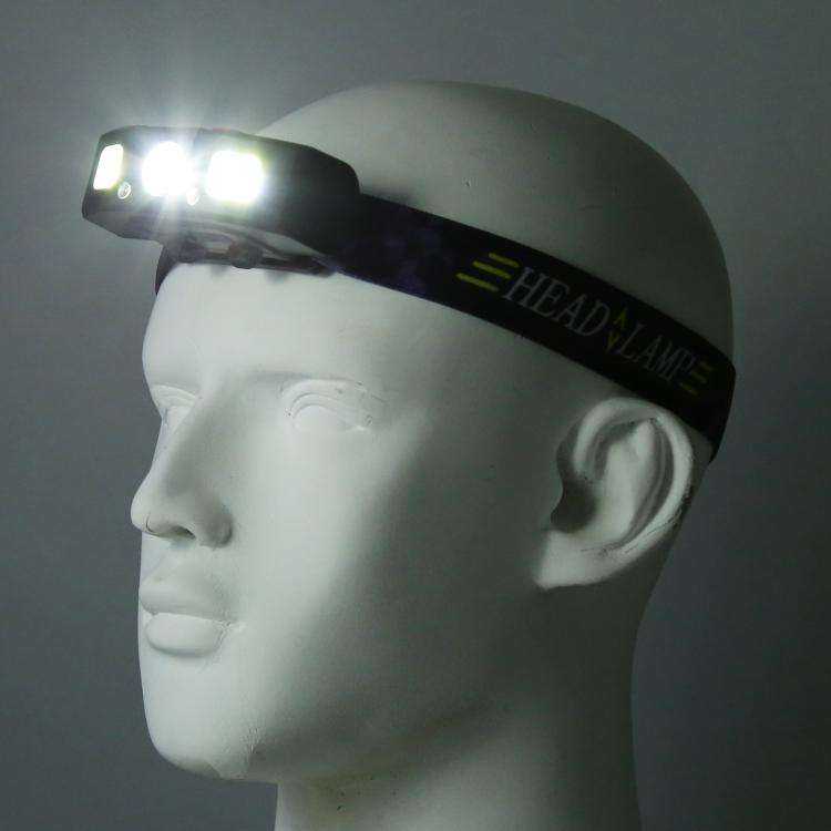 YY12 Outdoor Super Bright Infrared Sensor Headlight(Black)