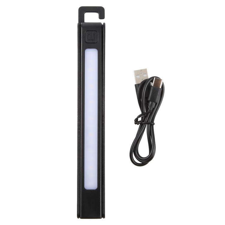 W09 Multifunctional Folding Pen Lamp LED Outdoor Work Flashlight(Black)